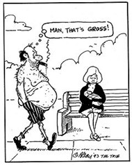 cartoon of breastfeeding