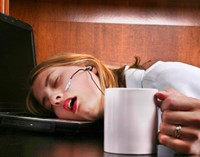 woman feeling exhausted all the time