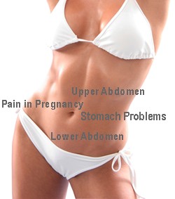 Picture of female abdomen
