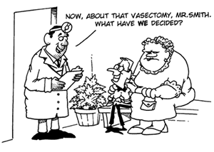 vasectomy cartoon