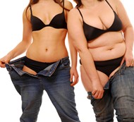 Women losing weight